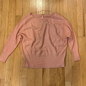 Free People Sweater, Size M in Peach